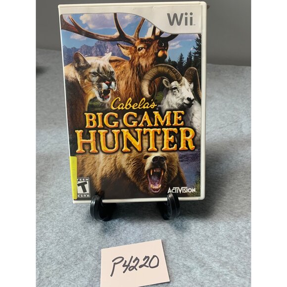 Cabelas Big Game Hunter Wii Game 2007 Case & Manual - Picture 4 of 4